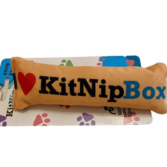 KitNip Box Kitty Cat Catnip Filled 7” Kicker Stuffed Toy New - Picture 1 of 7